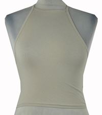 Dámský béžový crop top H&M