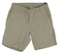 Pánske béžové vzorované chino kraťasy Refill