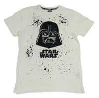 Bílé tričko se Star Wars z flitrů