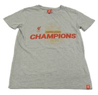 Šedé fotbalové tričko FC Liverpool