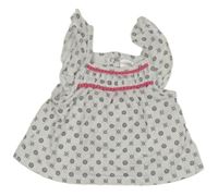 Bílý vzorovaný top C&A