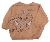 Hnedo-ružová mikina s kčokou George