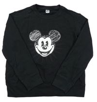 Čierna mikina s Mickey Mousem TU