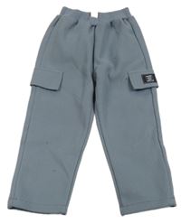 Sivé nohavice s vreckami Shein