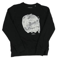 Čierna mikina s obrázkom zn. Forty