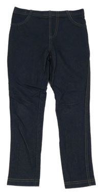 Tmavomodré legíny riflového vzhledu Primark