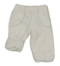 Biele podšité tepláky