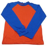 Modro-červené tričko