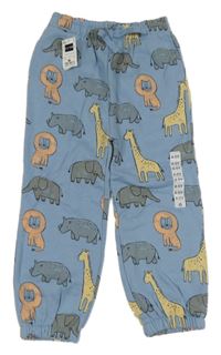 Nové - Modré tepláky se slony Dunnes