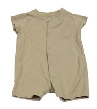 Hnědý kraťasový overal H&M