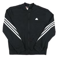 Čierna prepínaci športová mikina s logom Adidas