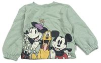 Svetlozelená mikina s Mickeym H&M