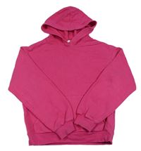 Ružová mikina s klokankou a kapucňou H&M