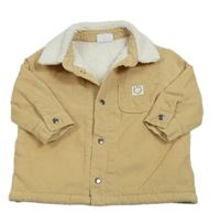 Béžová menšestrová zateplená bunda F&F