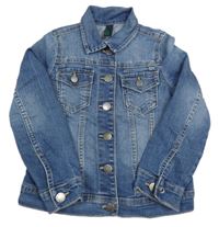 Modrá riflová bunda Benetton