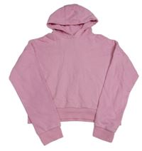 Svetloružová crop mikina s kapucňou F&F