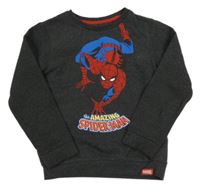 Tmavosivá mikina so Spider-manem M&S
