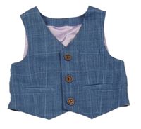 Modrá slávnostná vesta Matalan