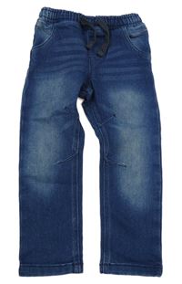 Tmavomodré teplákové rifle Lupilu