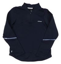 Tmavomodrá tenisová funkčná mikina Artengo