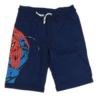 Tmavomodré teplákové kraťasy se Spider-manem Marvel + C&A