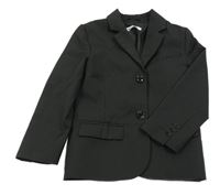 Černo-šedé pruhované společenské sako H&M