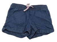 Tmavomodré ľahké rifľové kraťasy Topolino