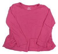Ružová peplum tunika Lupilu
