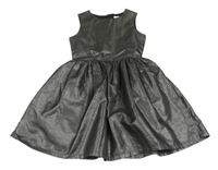 Čierno-strieborné slávnostné šaty H&M