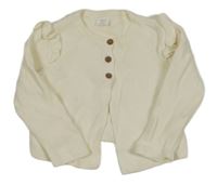 Smotanový prepínaci sveter s volánikmi Next