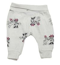 Biele turecké tepláky s Minnie a Daisy Disney