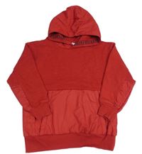 Červená bundomikina s kapucí ZARA