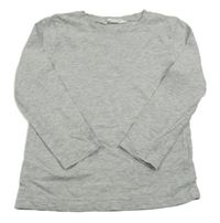 Sivé melírované tričko H&M