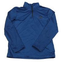 Tmavomodrá thermo mikina so znakom crivit