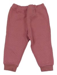 Staroružové prešívané vyteplené tepláky POCOPIANO