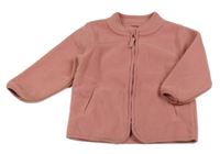 Skořicová fleecová prepínaci mikina Next