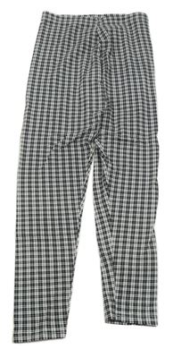 Čierno-biele kockované legíny PRIMARK