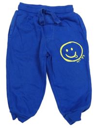 Cobaltově modré tepláky se smajlíkem George