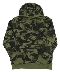Khaki-černá army mikina s kapucí George