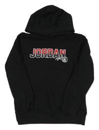 Černá mikina s logem a kapucí Air Jordan 