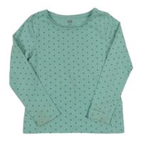 Tyrkysové triko s hvězdami H&M