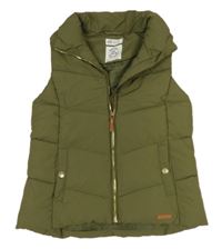 Khaki šusťáková zateplená vesta H&M