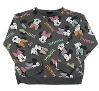 Antracitová mikina s Minnie Primark