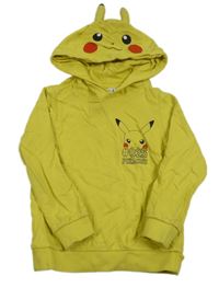 Žltá mikina s Pikachu a kapucňou Name it