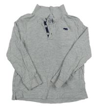 Šedé melírované polo triko M&S