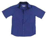 Safírovo-červená kostkovaná košile Bluezoo