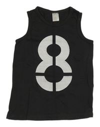 Antracitové tílko s číslem H&M