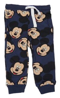 Tmavomodré tepláky s Mickeym Disney