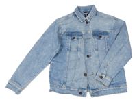 Modrá rifľová bunda H&M