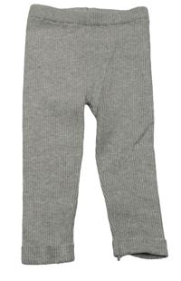 Sivé rebrované úpletové legíny zn. Primark